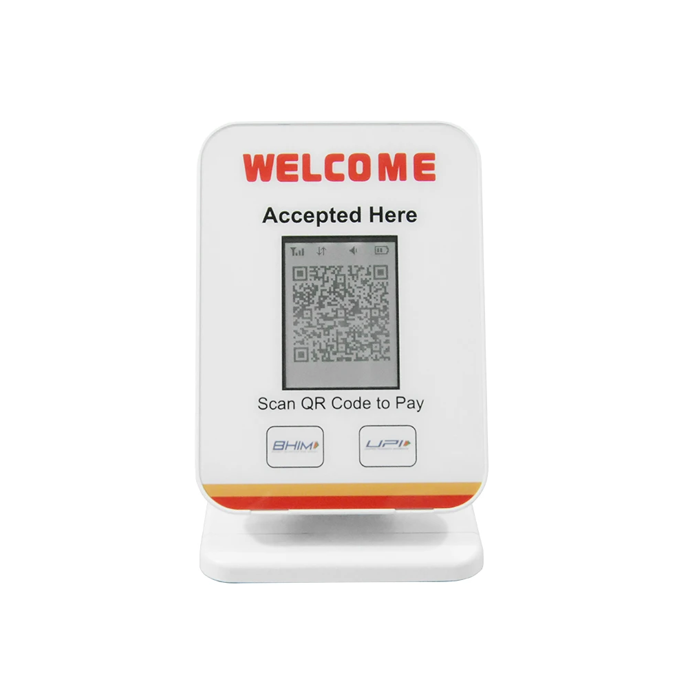 Business Payment Audio Dynamic QR Soundbox Stand With LCD Display Z10-B