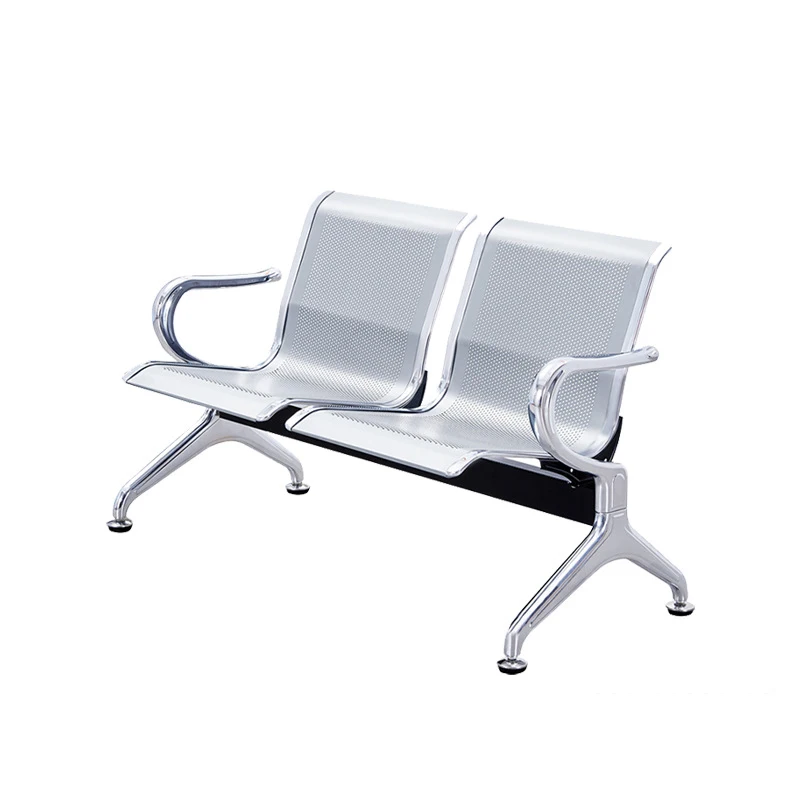 PU Hospital and Other Waiting Chairs Multi-position Airport Chair Stainless Steel Public Row Manufacturer