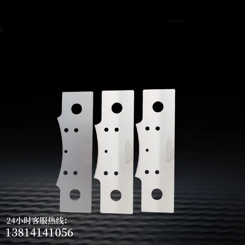 Plastic bottle cap cutting ring arc shaped blade for cap slitting machine