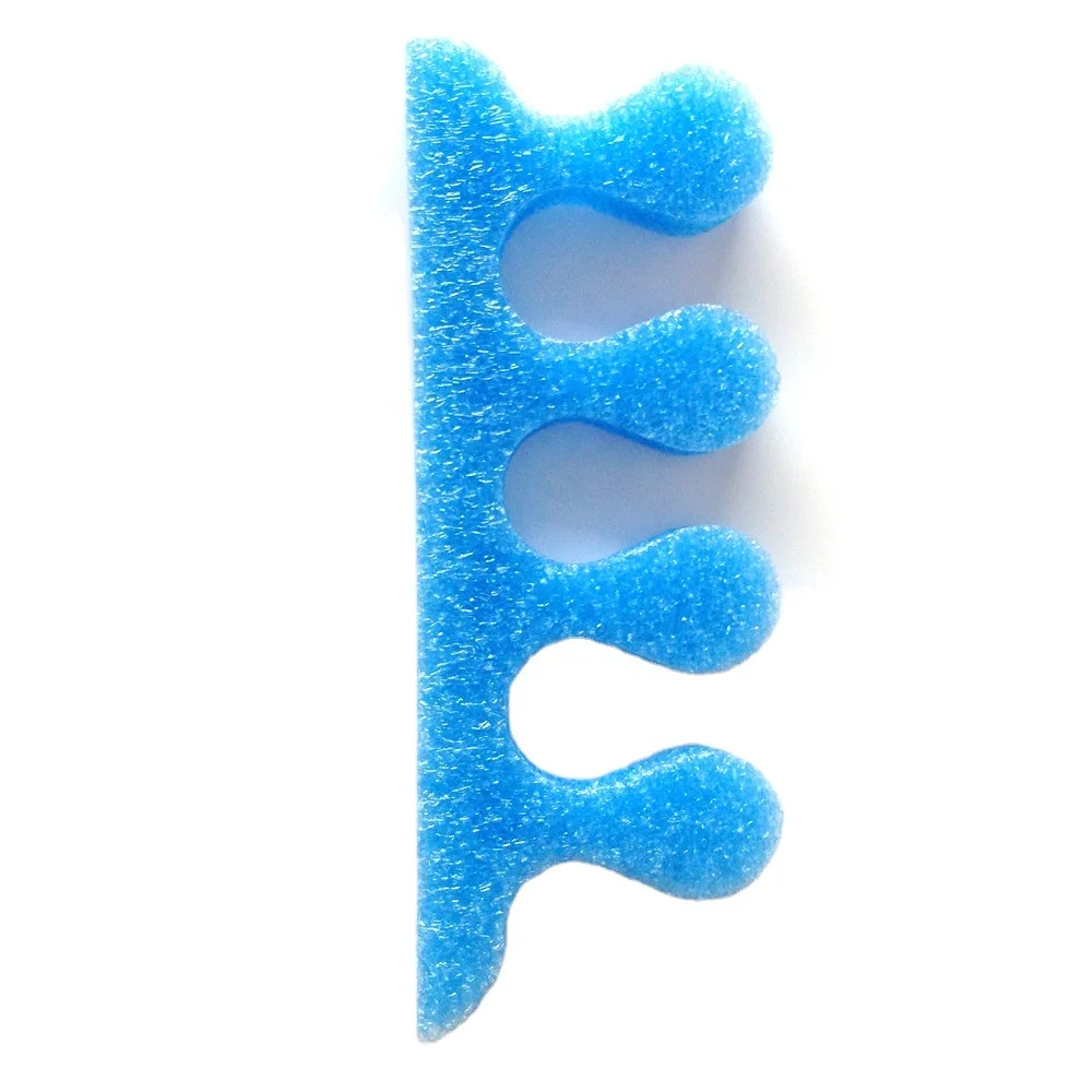 good quality toe separator new design 3holes foam toe separators for spa salon  nail beauty