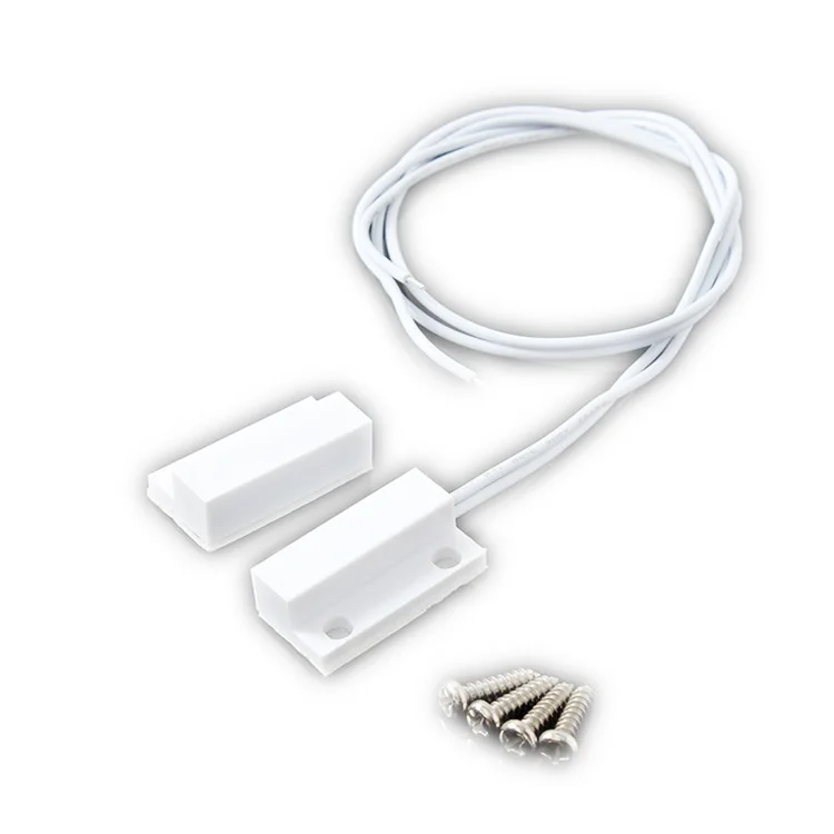 Waterproof Tamper Alarm Wired Electronic Magntic Contact Sensor With Normally Open/Closed Reed Switch For Wooden Door Window