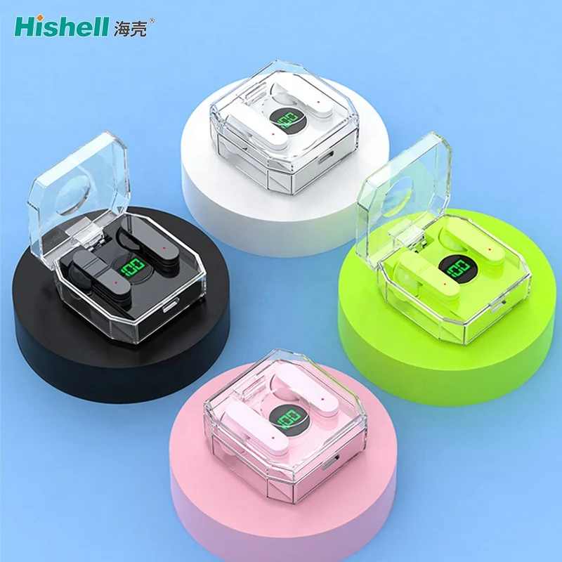 5.3 Wireless Chip set Ergonomic Designed Earbuds Long Playing Time Sport Wireless Earphone