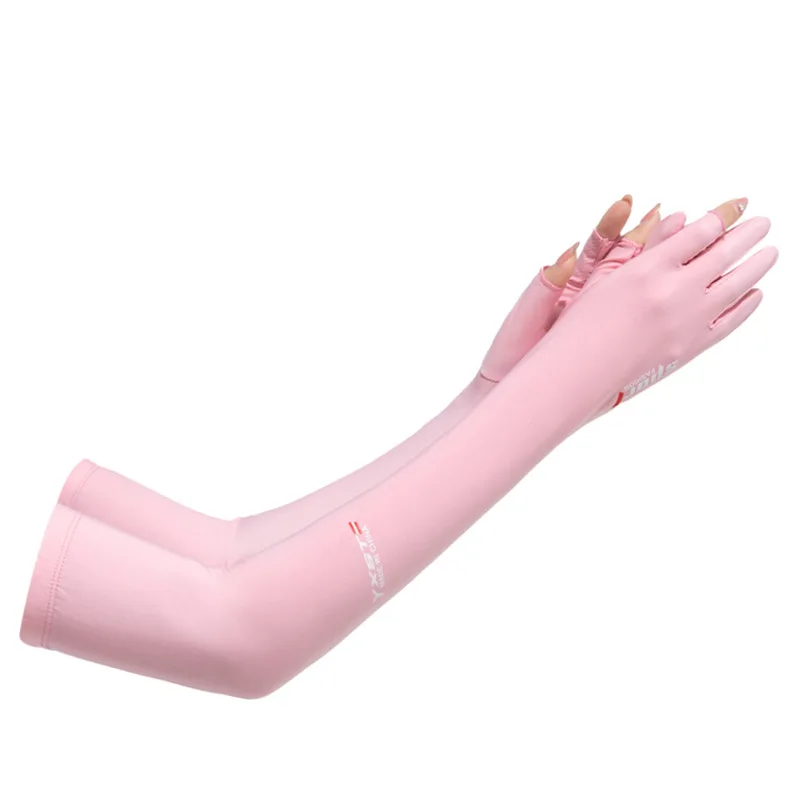 Anti sun hands gloves summer fashion arm sleeves outdoor fishing cycling hand gloves ice silk