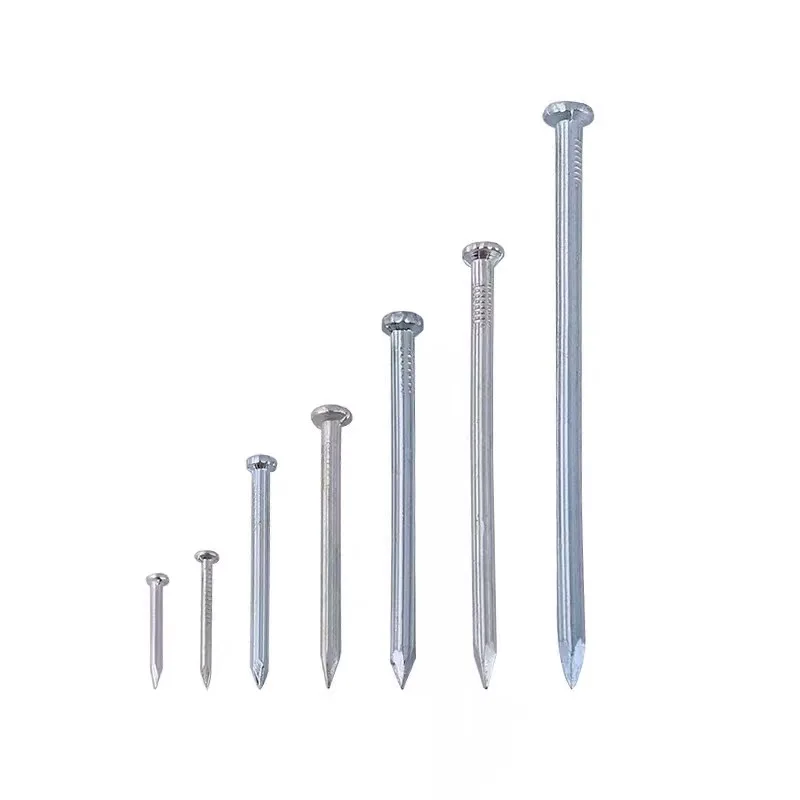 Factory Direct Sale High Hardness Hardened Galvanized Steel Concrete Nails For Stucco Walls Outdoor Concrete