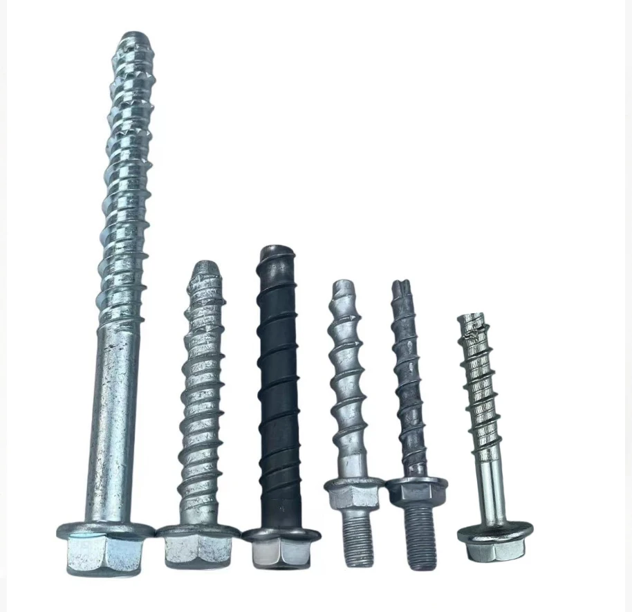 Heavy Duty Hexagonal Cement Screws Concrete Self Cutting Bottom Anchor Bolts Concrete Anchor Bolt Self Drilling Concrete Bolt