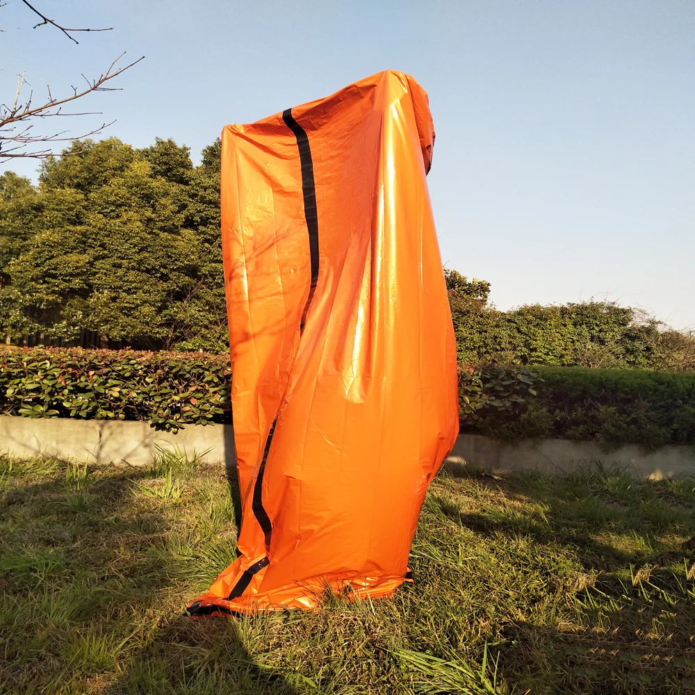 Emergency Mylar Sleeping Bag  Designed for NASA Space Exploration and Heat Retention Perfect for Survival Kits and Go-Bags