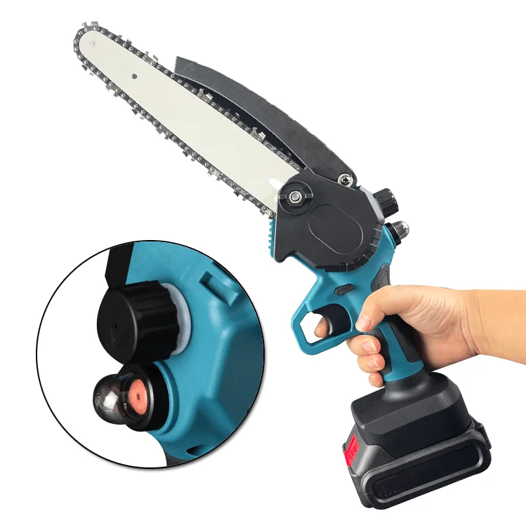 CE Approved 21V 6inch Bar Electric Cordless Mini Chainsaw Battery Lithium Portable ChainSaw Mill
