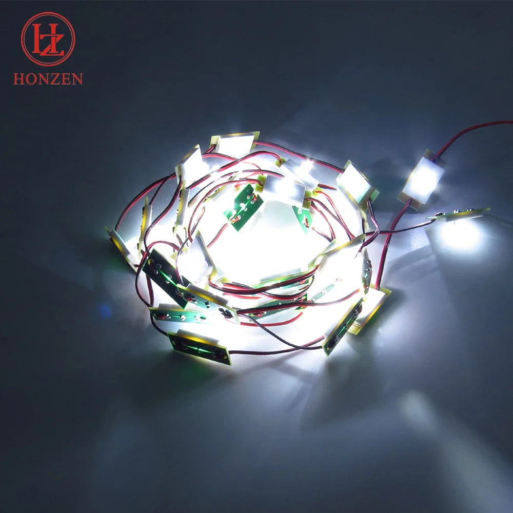 High quality factory customized 30pcs 5mm white led wiring harness for display