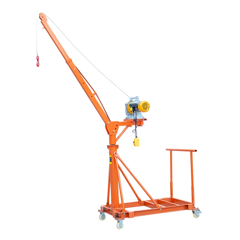 Competitive Price Hot Product 2023 Multifunctional 5ton 10ton Electric Small Mobile Mini Crane For Construction