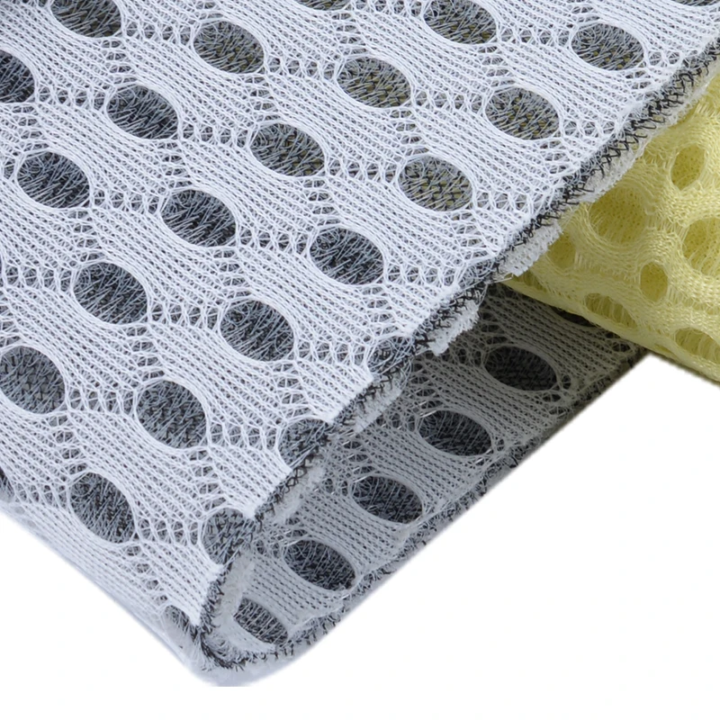 100% Polyester Mesh Fabric 3d Air 150-220Gsm Breathable Sandwich 3D Air Mesh Fabric For Mattress Floor Mat
