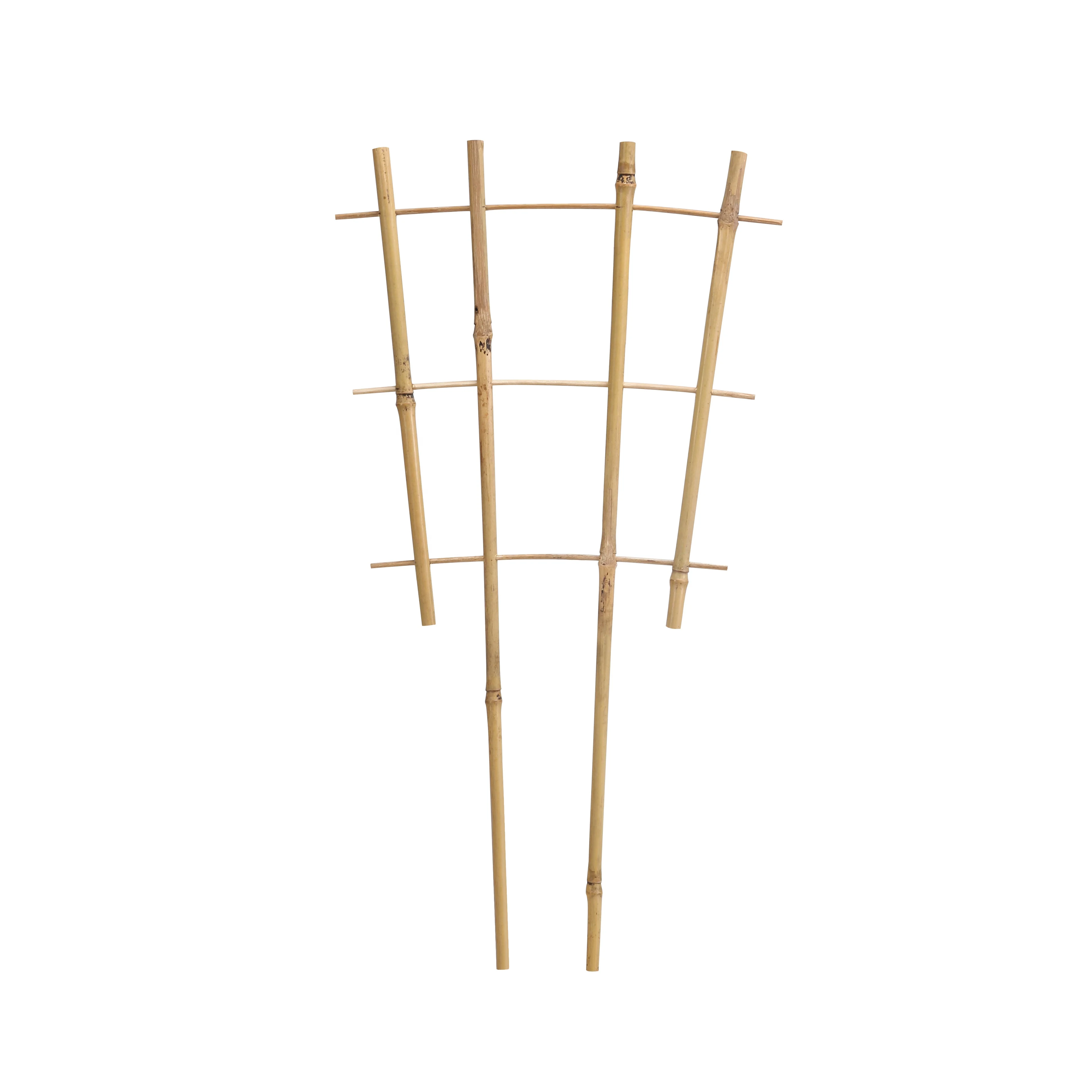 Garden fencing trellis bamboo ladders for flowers bamboo support for hanging pot