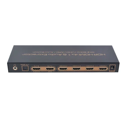 HDSW0029M1 4K HDR высококачественный автоматический 4x1 аудио экстрактор Переключатель