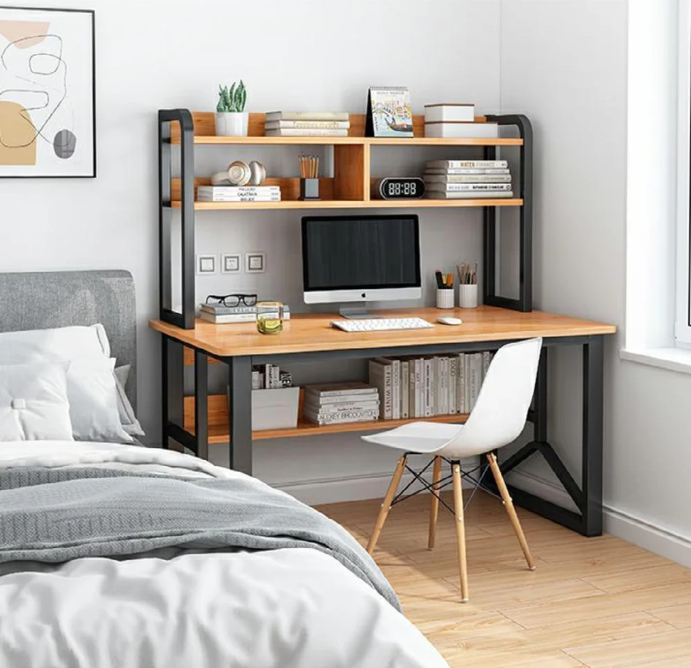 YQ JENMW Office writing computer table desk combination household simple computer desk office bedroom computer desk