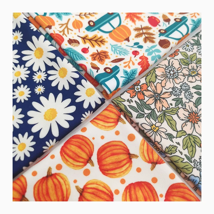 250gsm Polyester knit custom fabric printing stretchy dbp double brushed poly fabric