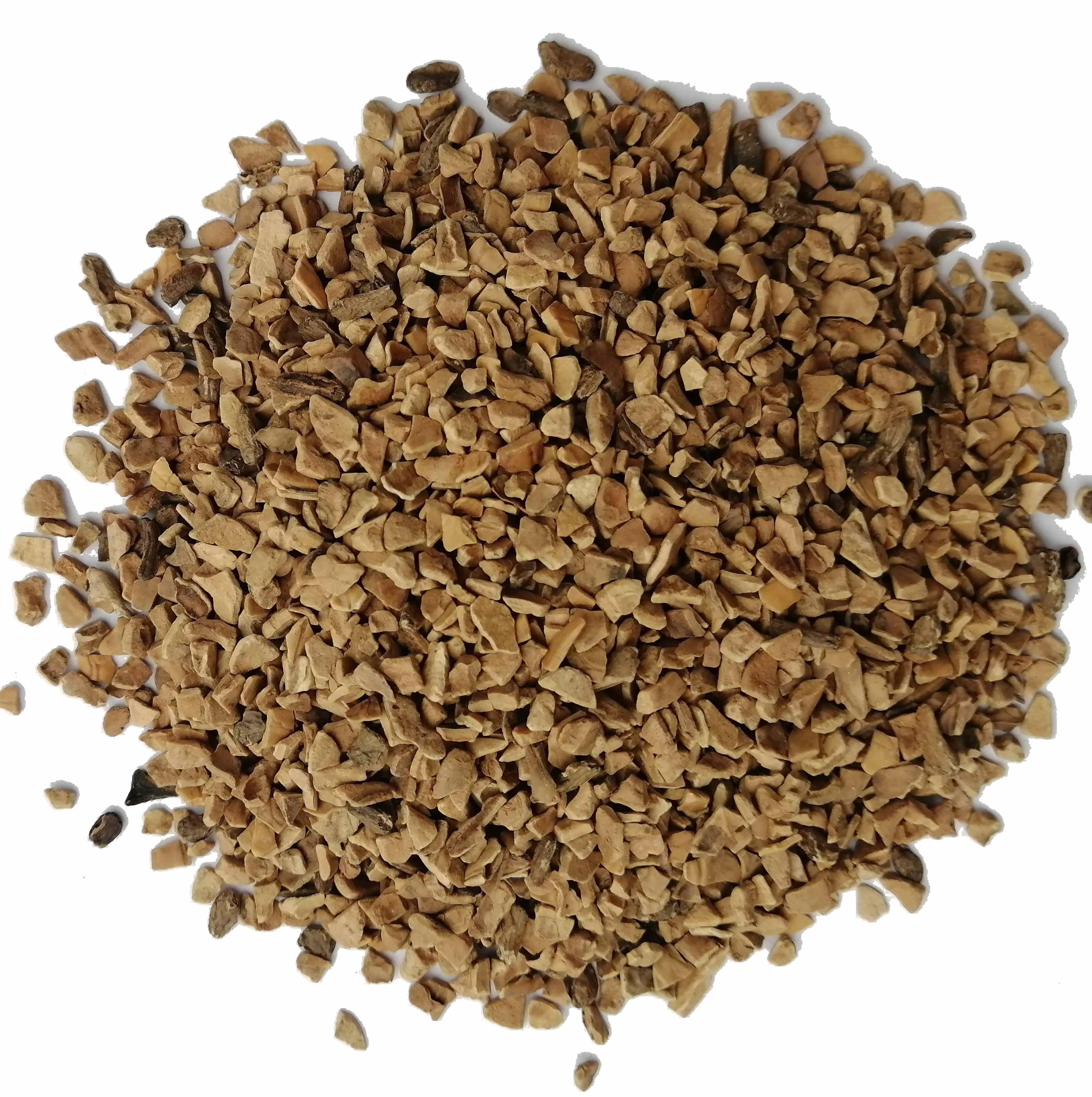 China Top Ten Selling Products Wholesales Walnut Shell Sandblasting Abrasive Grade Crushed 12/20 Walnut Shells Grits