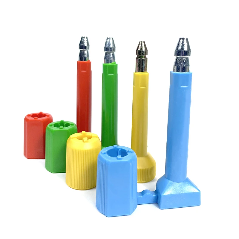self locking anti-rotation high security bolt seal ABS plastic locks safety bolt seal container numbered bolt security seals