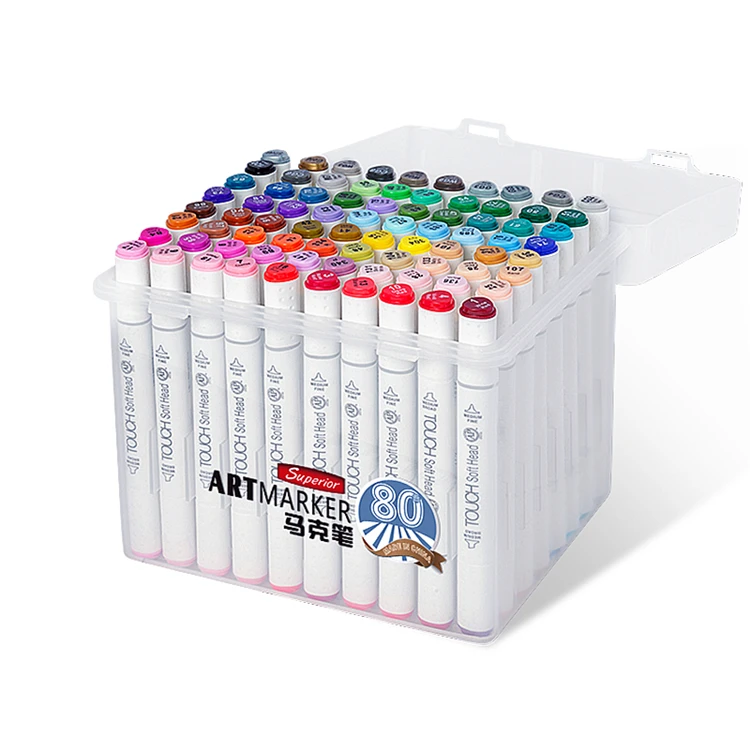 
Marker Pen set TOUCH Soft Head student hand-drawn animation color oil pen 12 colors-218 colors 