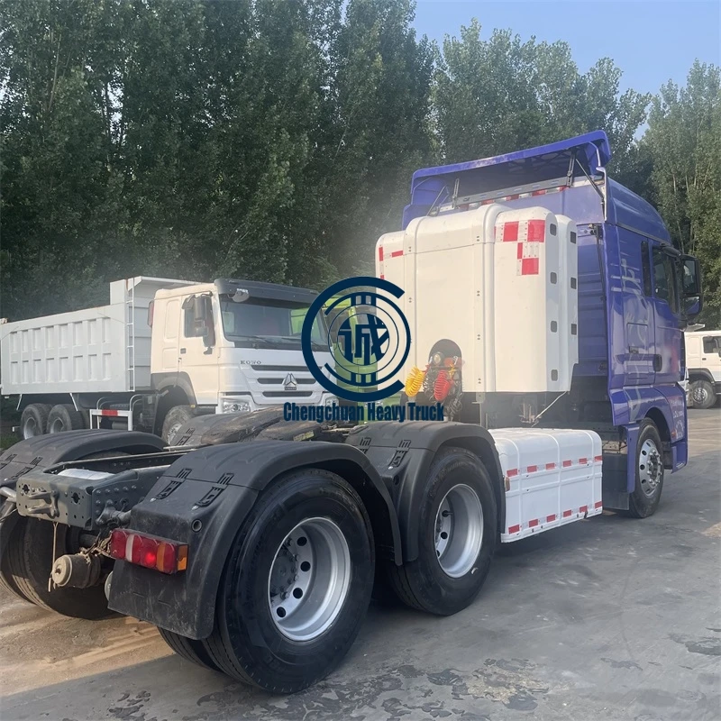 Sinotruck Head Sitrak CNG Gas 6x4 Tractor 2020 2021 2022 Year Euro 4 Euro 5 Sitrak Hot Sale in Uzbekistan 12 Tanks
