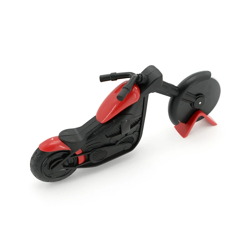 Bicycle Pizza Cutter Wheel Motorcycle Pizza Roller Non-Stick Stainless Steel Double Pizza Cutter