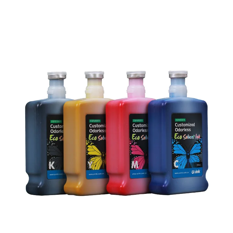 Factory Price low smell eco solvent ink manufacturer for xp600 dx5 dx7 dx11 i3200 print heads