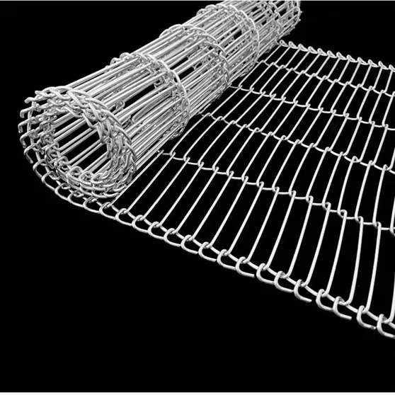 Easy To Install  Stainless  Steel Ladder Conveyor Belt For Product Load Conveying