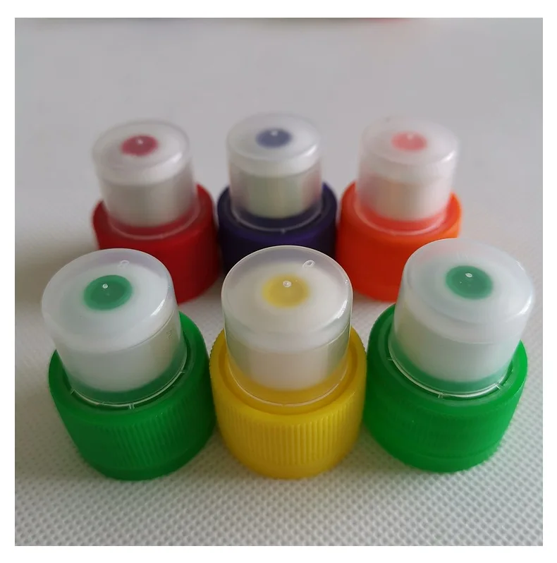Factory Price 28mm Sport Push Pull Cap Plastic Sport Water Bottle Caps