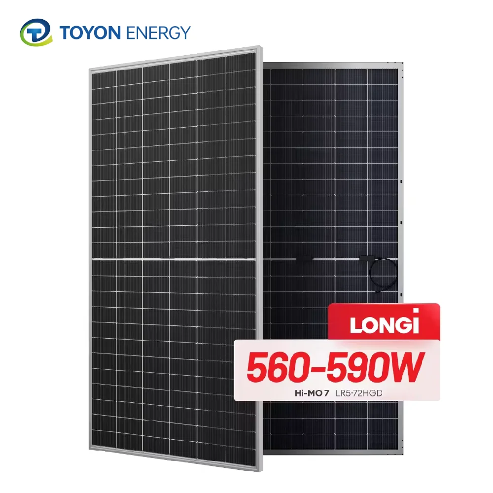 Солнечная панель Longi N типа 580 Вт 590 двулицевая солнечная крыша поставщик