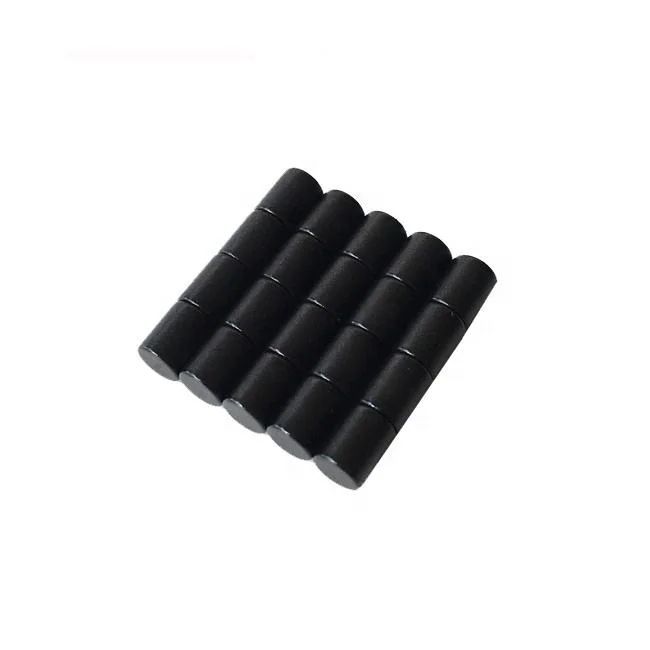 Black Epoxy Resin Magnet Lead The Industry China Wholesale Magnet Cylinder NdFeB Magnet