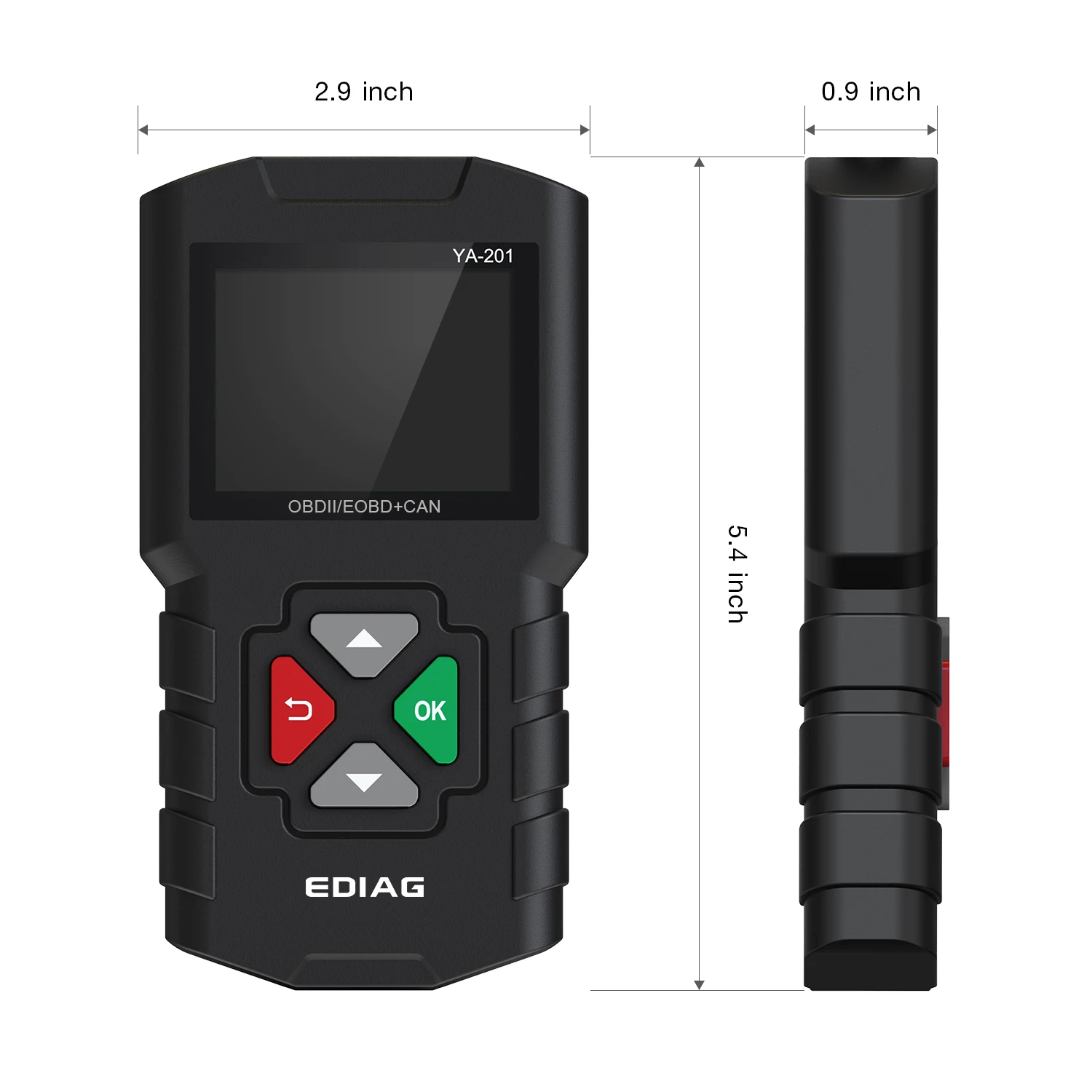  Ediag YA201 читатель Кода OBDII/EOBD (система бортовой диагностики YA-201 Авто диагностический инструмент поток данных сохранения/воспроизведение OBD2