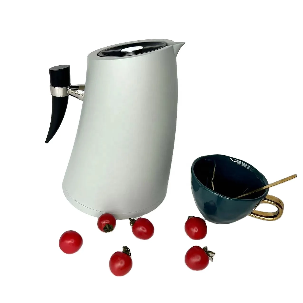 New Design Popular  Pink Glass Refill  Vacuum Flask Thermos Coffee Tea Pot