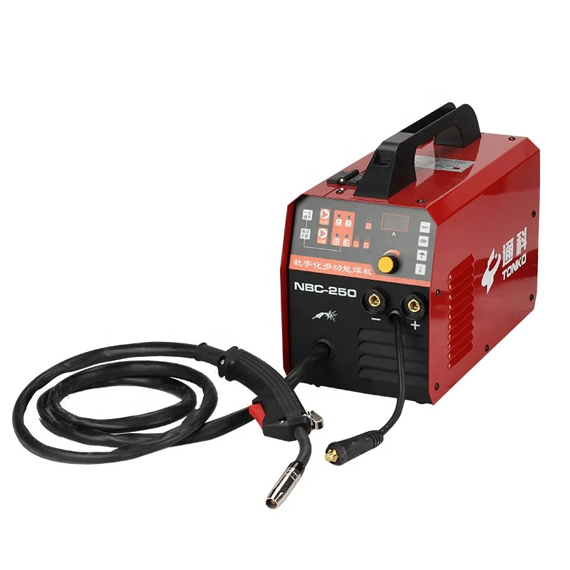 NBC-250 portable 220V DC airless gas shielded welding machine