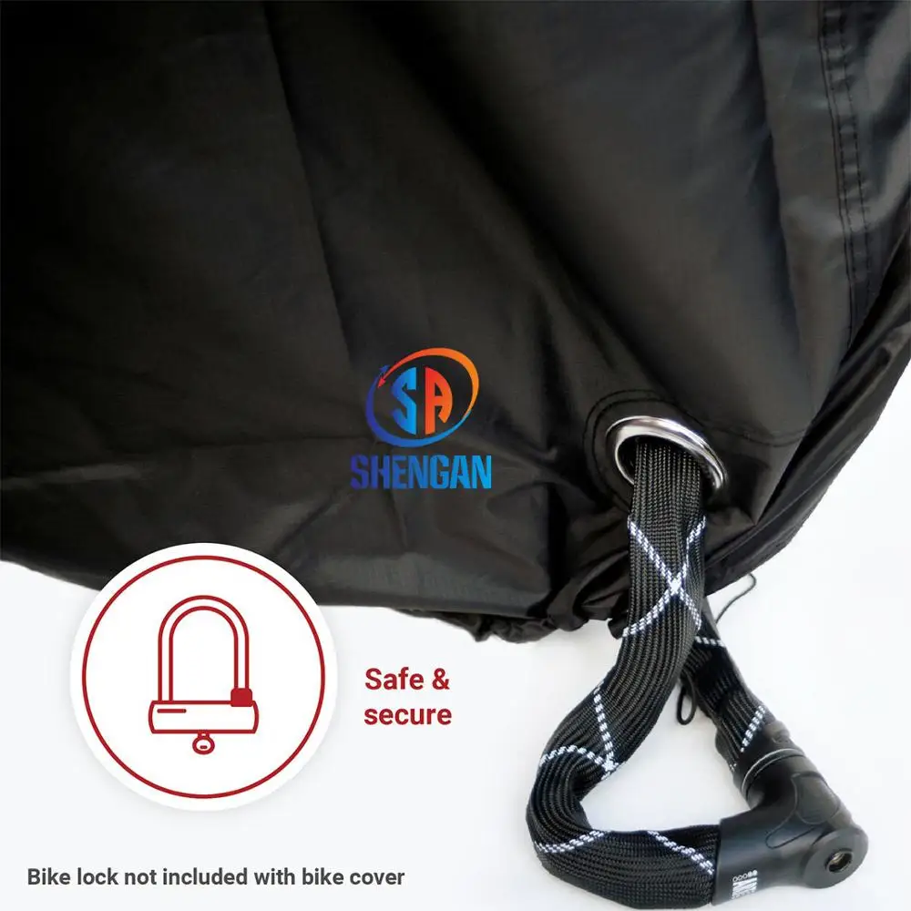 Bike Cover for Outdoor Bicycle Storage - Large, XL & XXL - Heavy Duty Ripstop Material, Waterproof & Anti-UV All-weather proof