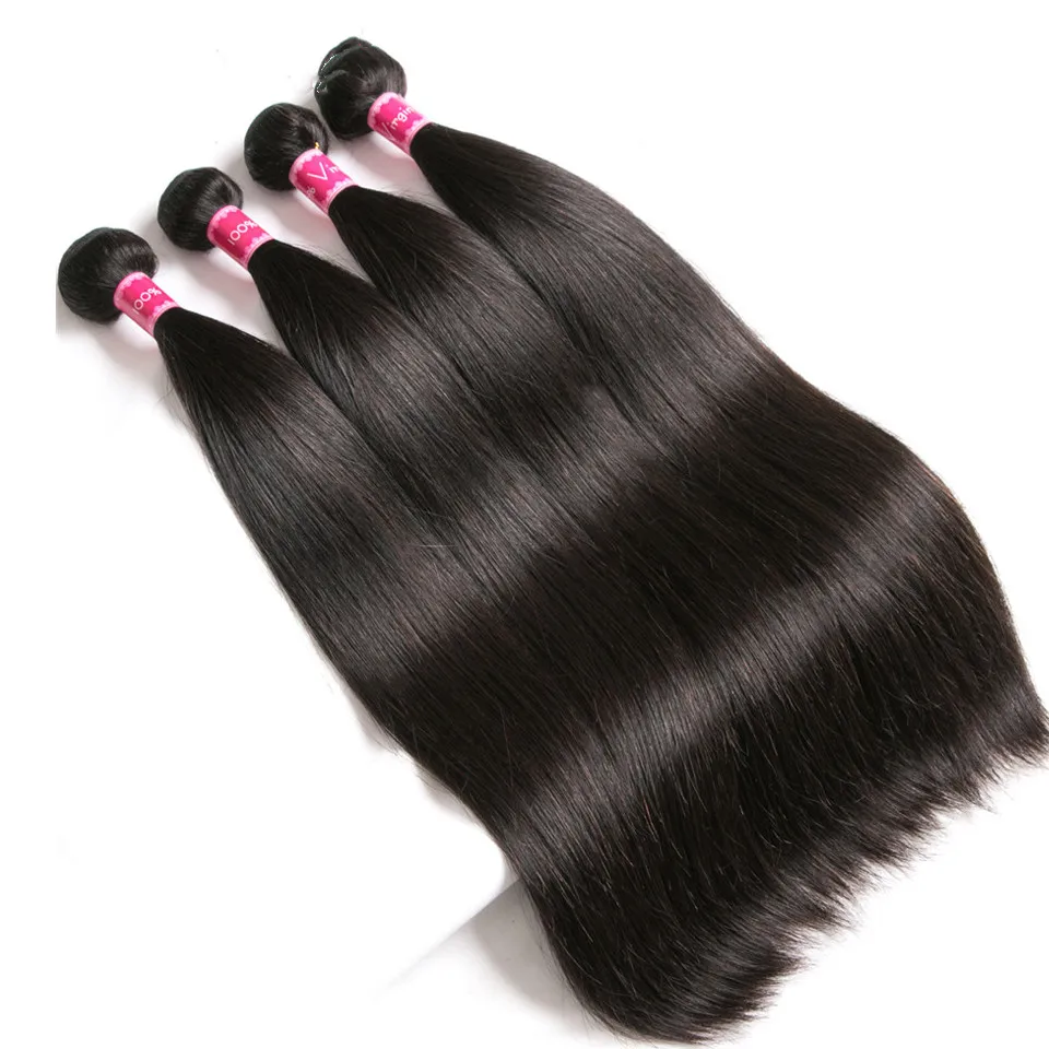 14-30 Inch Synthetic Hair Extension Straight hair weft  and Body Wave Hair Weaving for Afro Women (Natural black)
