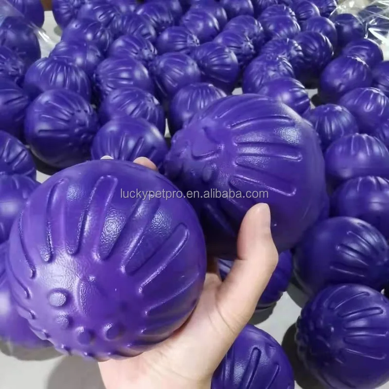 Pet dog chew camouflage ball EVA foam material pet playing dog toy solid chew eva dog foam balls