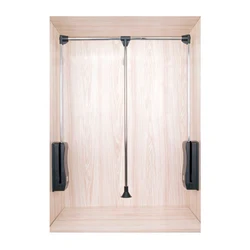 CTK Wardrobe Closet Pull-Down Wardrobe Lift Clothes Rack Cabinet Hanger