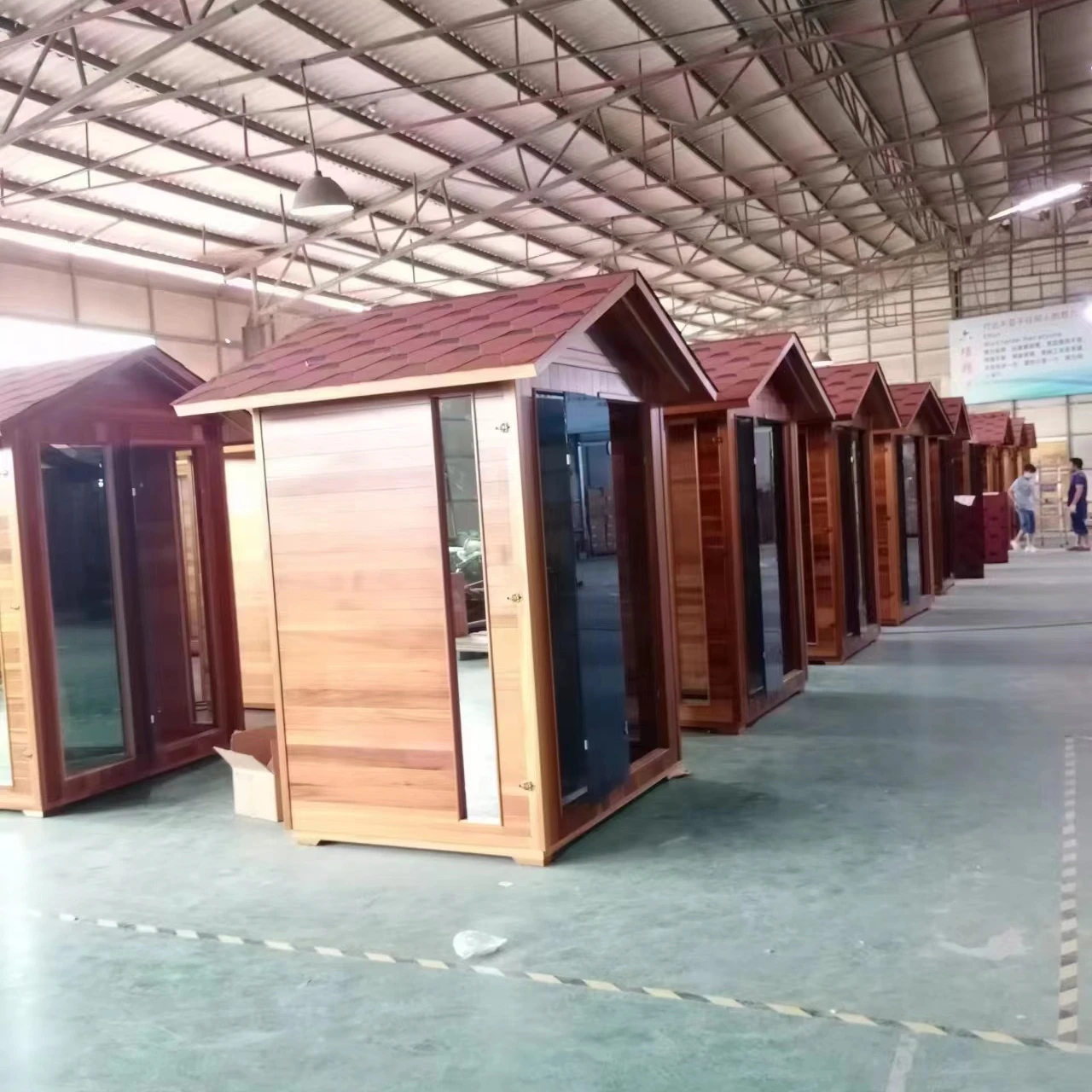 Factory Direct Sales Interesting Furniture Family Indoor Red-Cedar 2People Sauna Sweat Steam Room
