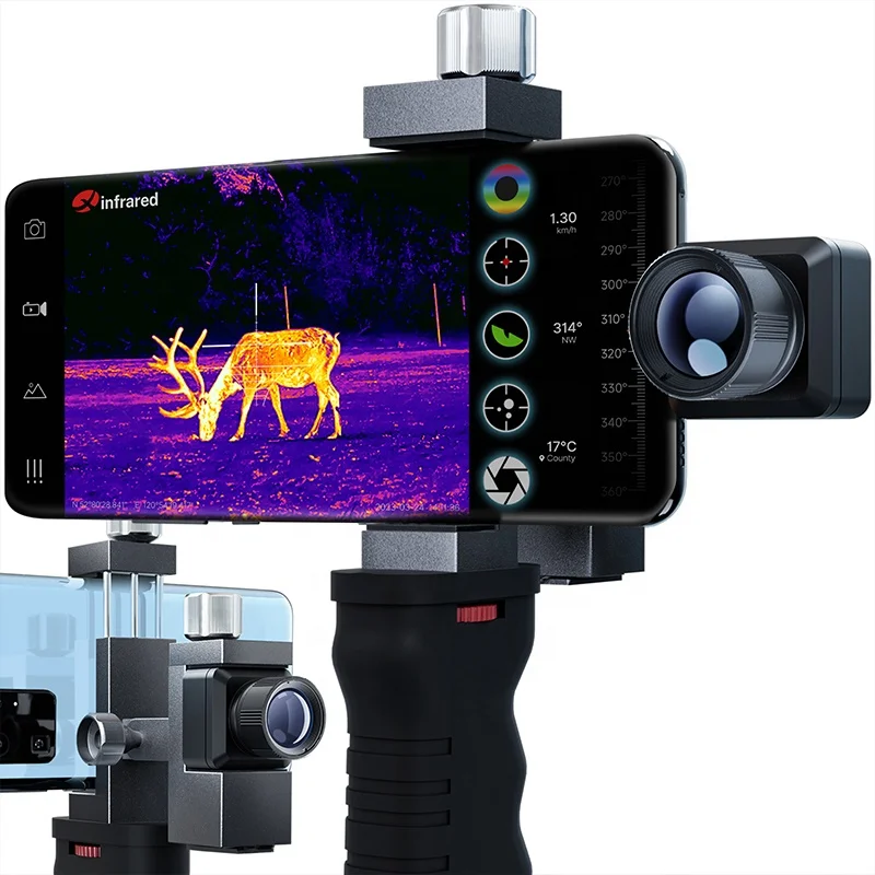 T2Pro outdoor hunt scope mate HD night-vision thermal scanner scope camera 1342yards coyote xinfrared farm pest control