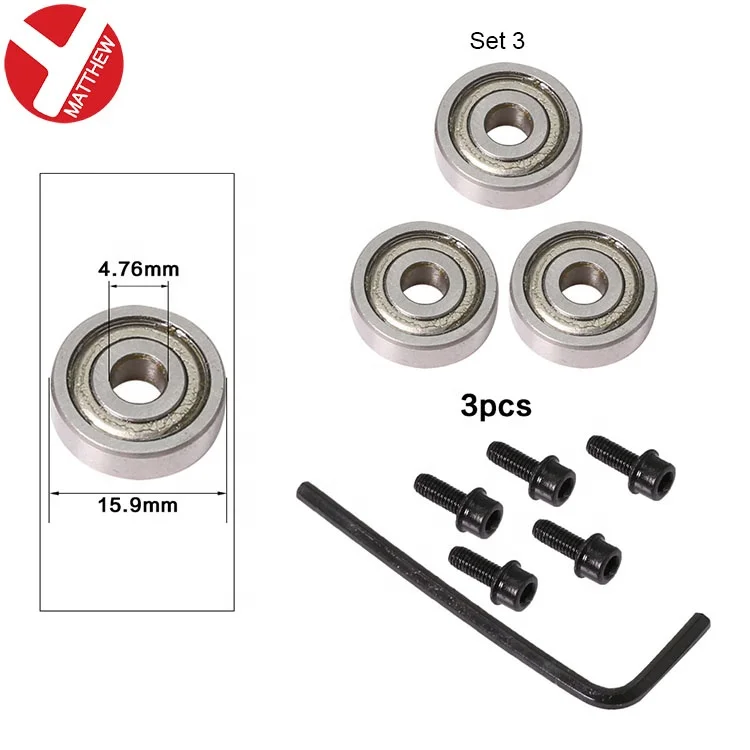 Ball Bearing Steel Different Size Router bits Bearing For Replacement