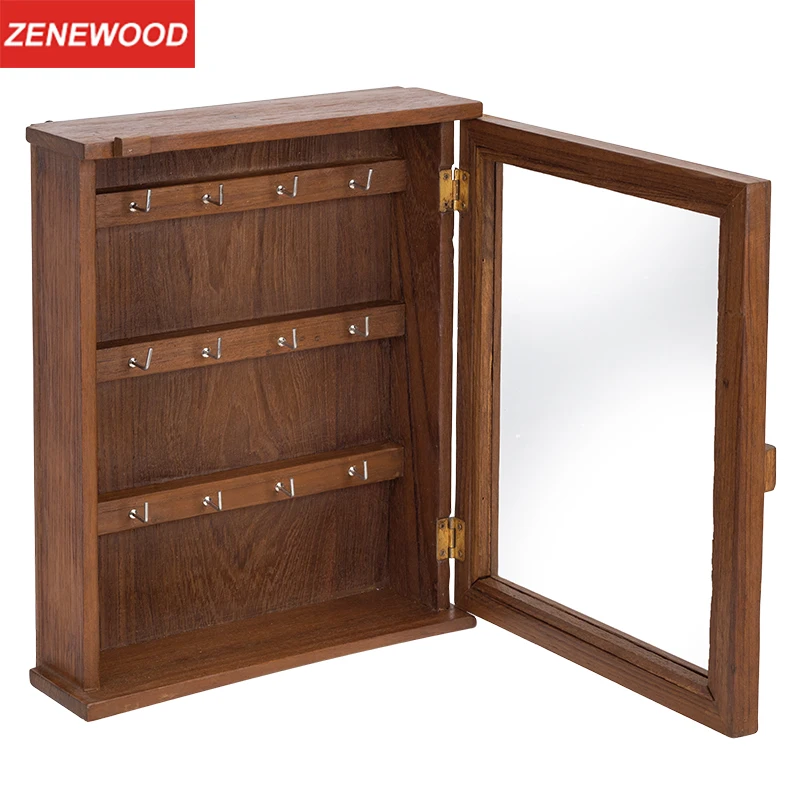 Zenewood Modern Key Safe Holder Wholesale Hot Sale Wall Mounted Metal Key Box for Apartments