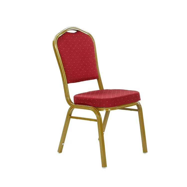 modern stackable stacking metal frame velvet wedding event furniture royal banquet chair