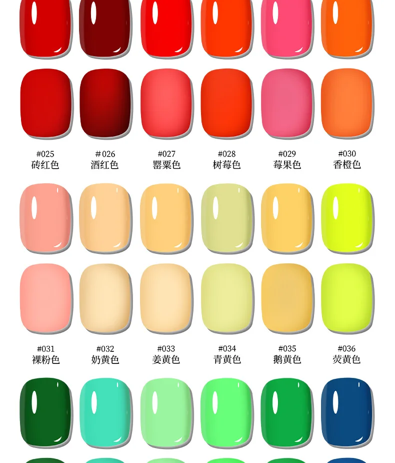 Factory Wholesale 60 Colors Vegan Gel Nail Polish Uv Led   Kit Private Label    Set 15 Ml For  Salon