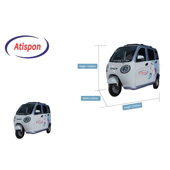 Factory Price Safe  Tricycle Moto Electric Trike 3 Wheel Electric Bike Motorized Tricycles