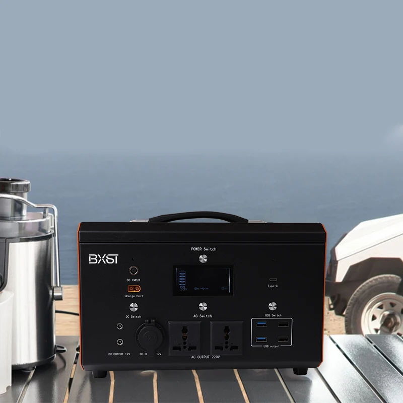 BXST Travel Portable Battery Power Station1000W Portable Emergency Power Supply For House