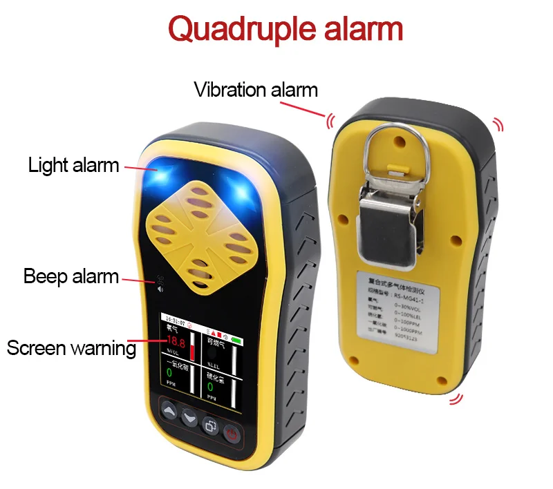 Ручной Детектор co h2 ch4 h2s утечки газа сигнализации утечки газа датчики цены