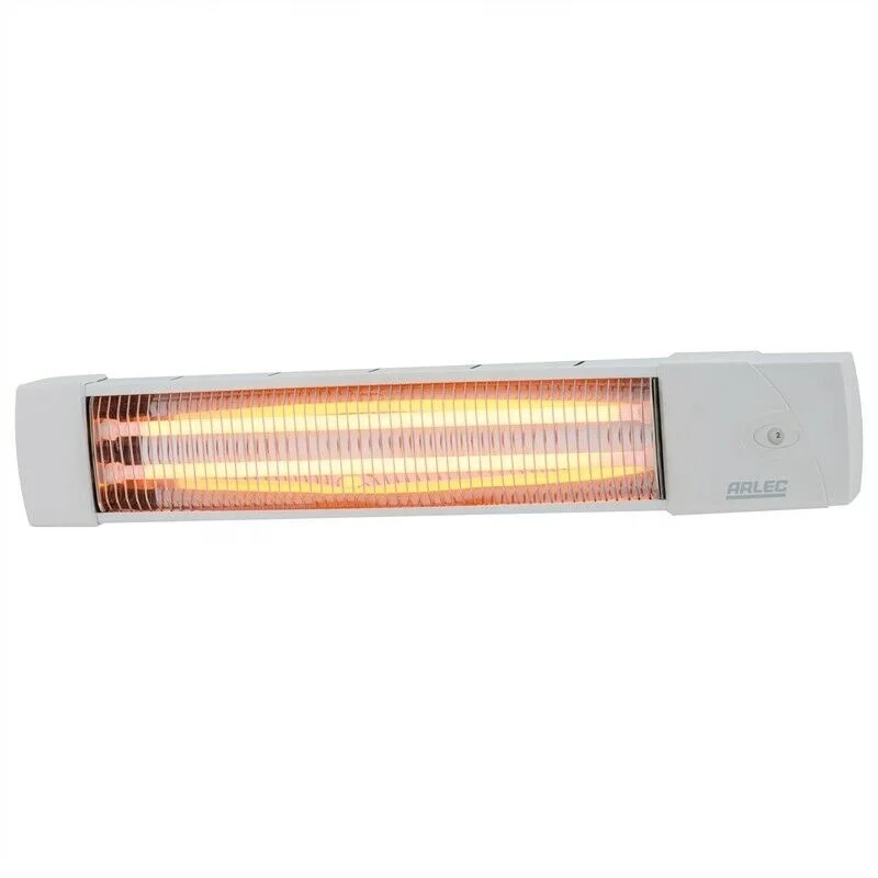 Quartz Tube Heater, Electric Radiant Heater Thermostat Control, Electric Infrared Heater  Wall Mounted Patio Heater for bathroom