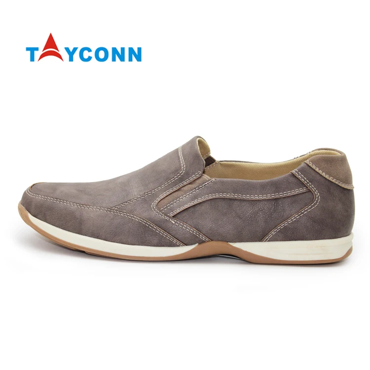 High Quality Flat Comfortable PU Wholesale Man Slip-on Shoes Casual Men Loafers