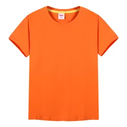 200gsm 100% cotton comfortable kids plain t shirt customize logo kids girls t shirt