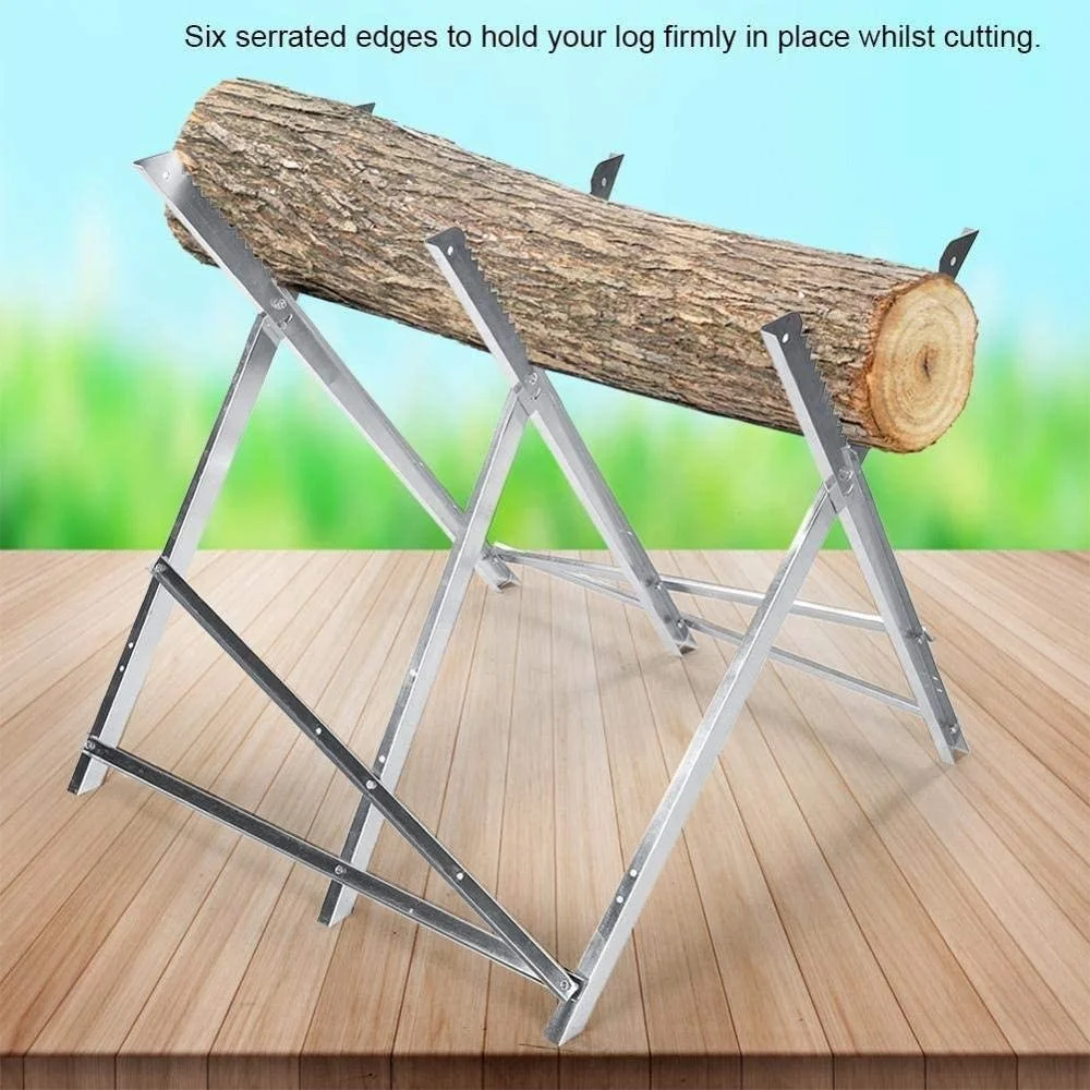 cutting  Saw Horse, Folding Log Folding Saw Horse Holder Timber Cutting Chainsaw Trestle for H