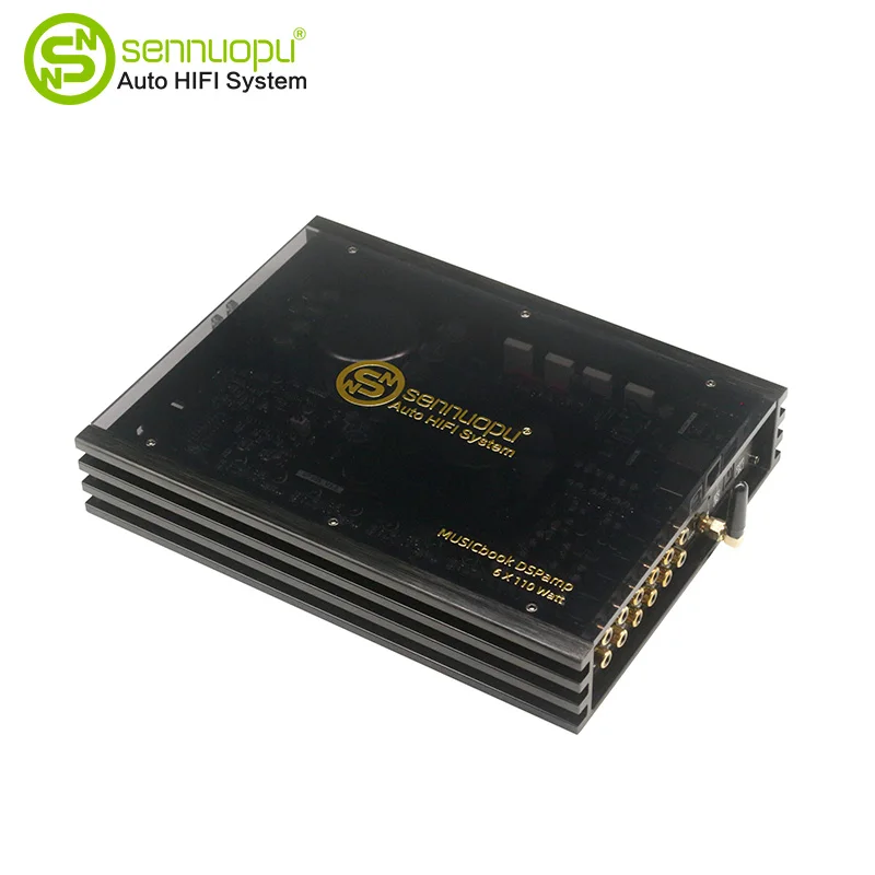 Sennuopu Popular Car DSP Amplifier 6 Channel Amplifier 8 Digital Sound Pro Power Audio Amp 12V Universal 20 - 20000 Hz X680 Plus