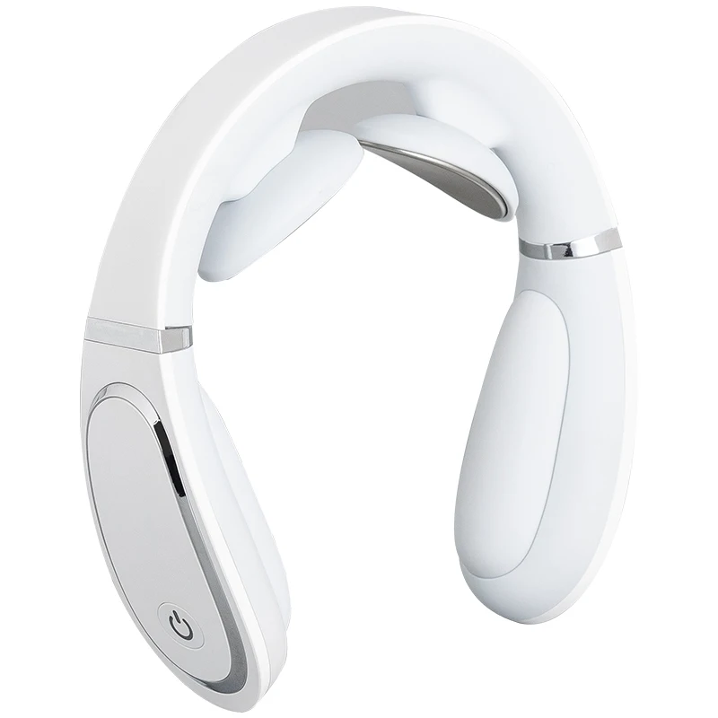 Прямая поставка, интеллектуальный Электрический массажер для шеи, беспроводное оборудование для массажа шеи с подогревом